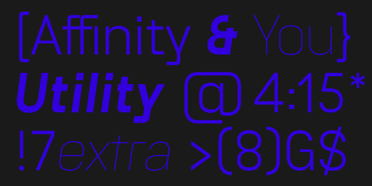 Unione Bold Oblique Rounded Font preview
